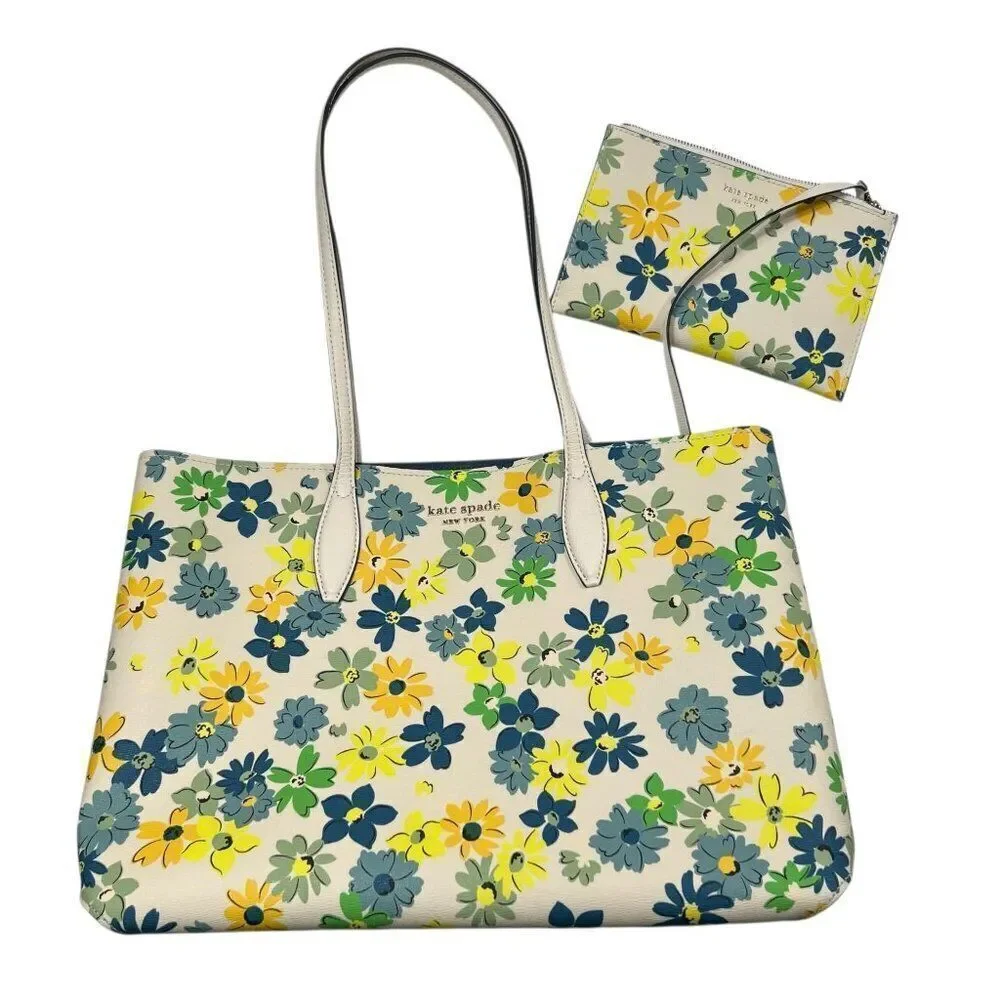 Kate Spade NWOT All Day Floral Medley Large Tote